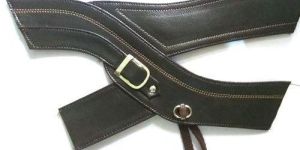 Mens Designer Leather Slipper Strap