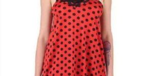 Net Fabric Printed Sleep Wear