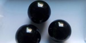 Black Agate Spheres