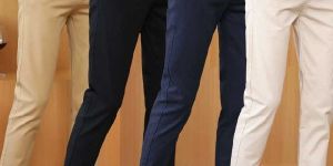 Straight Fit Cotton Trouser