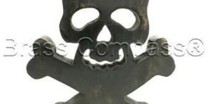 Hot Sell Natural Skeleton Skull Bones Halloween Craft Supplies Wood Shapes Wood