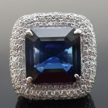 Cocktail Party Solitaire Ring