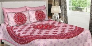 Indian Ombre Multi Color Mandala 100 % Cotton Queen Bed sheet Bed Spread