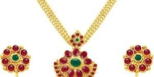 Gold Plated Necklace Set