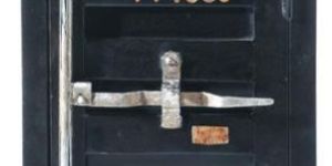 Black Colored Small Size Heavy Container Style Cabinet