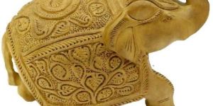 Handcarved Wooden Elephant