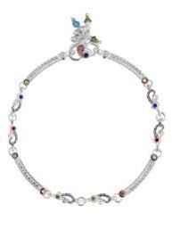 Silver Fancy Anklets