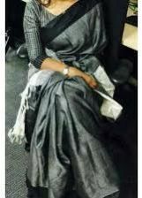 Designer Tussar Ghicha Sarees