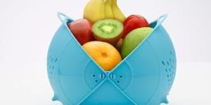 Rise Bowl and Strainer Vegetable Fruit Basket