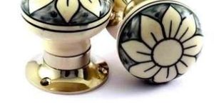 Grey Patterned Mortise Door Turner