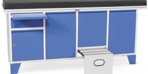 Examination Couch Plain Top with a Drawer and Four Cabinets