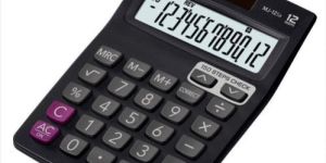 Casio MJ-12SA Desktop Calculator -Black