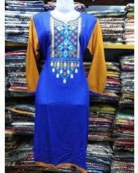 Rayon Embroidered Kurti