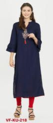 Slab Rayon Kurti