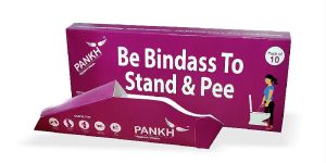 PANKH Hygienic Udaan - Disposable & Easy to Use STAND & PEE Female Urination Device - 10 Funnels