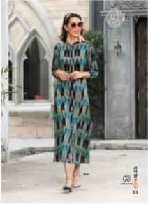 Rayon Long Kurti