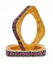 Imitation Stone Enamel Bangle