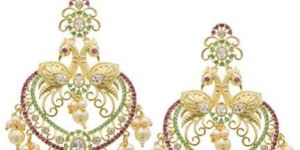 Peacock Multi Shade Fancy Party Earring