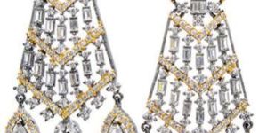 Black Plated High Tail Fusion Earrings