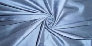 PURE SILK DUPIONI DUSTY BLUE FABRIC