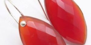 925 Silver CARNELIAN Gemstone Earrings