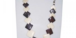 SQUARE BONE PENDANT