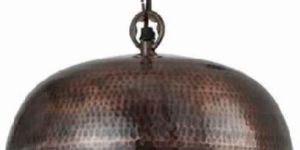 Antique Bronze Hammered Ceiling Pendant Light
