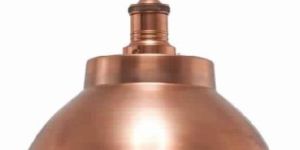 Copper Metal Dome Pendant Light