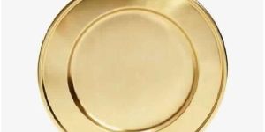 Gold Plated Stainless Steel Charger Plate