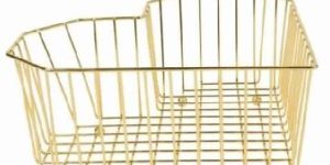 Heart Shaped Metal Fruit Basket