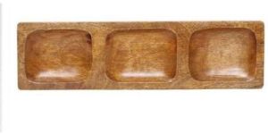 Wooden Condiment Tray for Dining Table