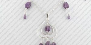 Silver Beaded Necklaces