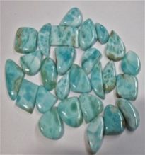 Top Quality Larimar Natural Gemstone Cabochons