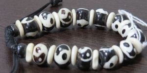 Bone Bangle Yin Yang Design