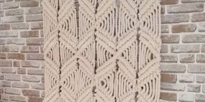 Cream Macrame Wall Hanging