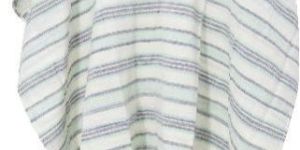 Turkish Hammam Towel Striped Cotton Beach Poncho