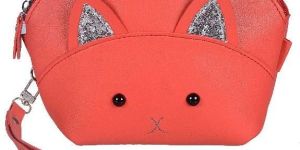 Ladies Fancy Red Sling Bag