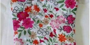 Multipurpose Fancy Floral Designed Cotton Padded Kitchen Gloves