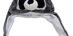 Pandaa Face Shaped Warm Stuffed Child Winter Cap