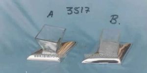 Aluminium T Light Candle Holder with Glass