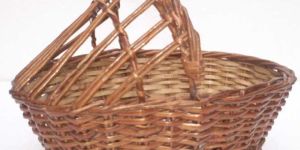 Bamboo Half Covered Basket