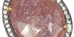 Multi Sapphire Sterling Silver Connector