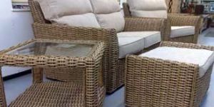 Cane Sofa Set