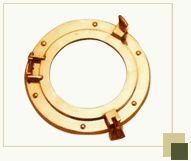 Glass Port Hole Mirrors