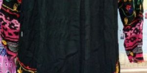 Discharge Print Embroidered Tunic