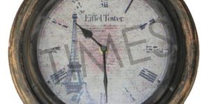 Antique Eiffel Tower Clock