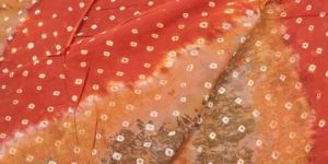 Bandhani Silk Sari Fabric