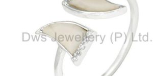 Howlite Hoop Earring,Pencil Terminated Earring,92.5 Silver Earring