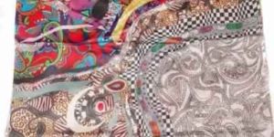 Silk Modal Digital Print Shawls