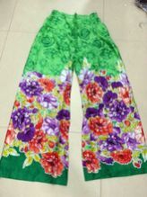 Cotton Flower Printed Trouser